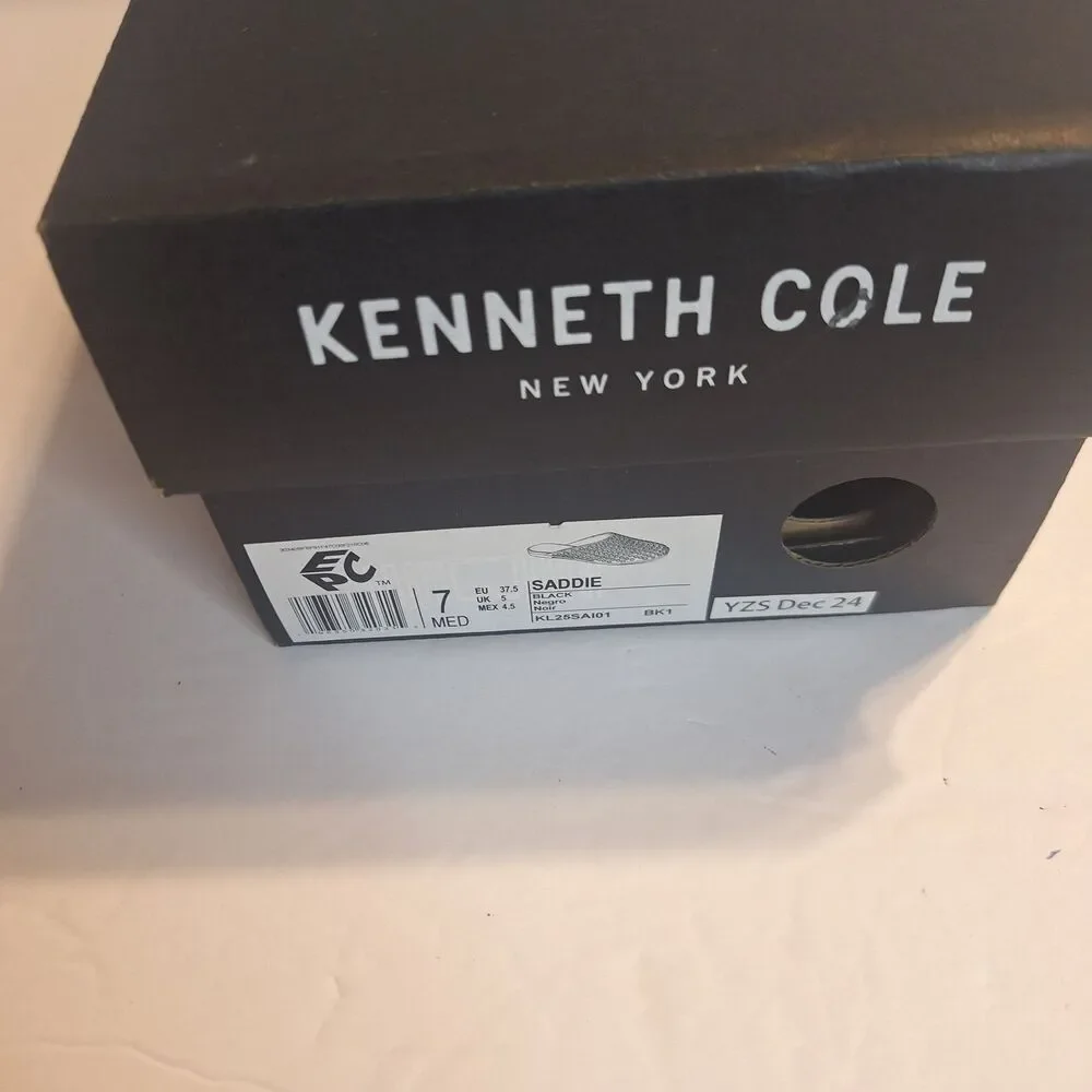 New Kenneth Cole New York Studded Rhinestone Black Women's Shoes.  Size  7